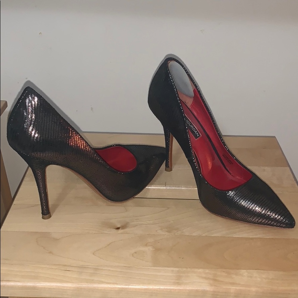 Charles Jourdan Paris size 6.5 metallic brown pump - Picture 4 of 16